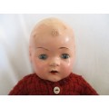 ANTIQUE RELIABLE, CANADA DOLL  - OPEN/CLOSE EYES & TWO CUTE FRONT TEETH