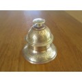 VINTAGE BRASS ELEPHANT/TEMPLE CLAW BELL WITH