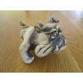 COLLECTABLE BULLDOG - SIGNED BY ARTIST