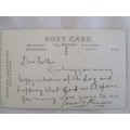 ANTIQUE 1911 `ALL-BRITISH` POST CARD - THE HOBBLE SKIRT - INSPIRED BY 1ST WOMAN AEROPLANE PASSENGER