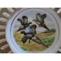 A MINIATURE HAND PAINTED DISPLAY PLATE TO ADD TO YOUR ORDER - FLYING PHEASANTS