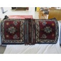 A LARGE, HAND KNOTTED PERSIAN SADDLE BAG IN GREAT CONDITION WITH THICK PILE