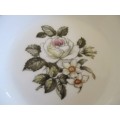 TWO ROYAL WORCESTER FINE BONE CHINA PIN DISHES - WHITE ROSE DESIGN