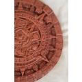 VINTAGE AZTEC SUN CALENDER WALL PLAQUE FROM MEXICO