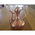 A WONDERFULLY ORNATE BEAUTIFULLY ETCHED VINTAGE COPPER TEAPOT FROM AFGHANISTAN