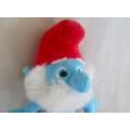CUTE PAPA SMURF AND BRAINY SMURF (OFFICIAL MOVIE SMURFS) IN GREAT CONDITION