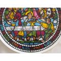 CROWN STAFFORDSHIRE FINE BONE CHINA LARGE  DISPLAY PLATE - THE LAST SUPPER