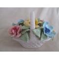 DELICATE AND BEAUTIFUL - VINTAGE SHAFFORD, JAPAN POSY BASKET (DAMAGE TO ONE PETAL)