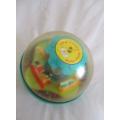 VINTAGE 1960`s FISHER PRICE ROLY POLY CHIME BALL