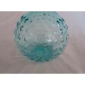 LARGE RETRO MID CENTURY HOBNAIL GLASS VASE