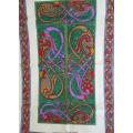 A SPECIAL IRISH CLOTH ILLUSTRATED FROM THE ANCIENT BOOK OF KELLS, MADE IN FINGAL, IRELAND