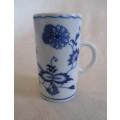 BLUE DANUBE, JAPAN, BLUE ONION PATTERN, IRISH COFFEE CUP AND SAUCER TO USE OR DISPLAY