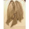 A STUNNING VINTAGE GENUINE MOHAIR CAPE - LOVELY CAMEL COLOUR - GREAT CONDITION - ONE SIZE FITS ALL