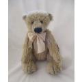 Not your average teddie bear - Bentley from the Russ vintage Mohair collection with button and tag