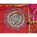 Vintage hand embroidered and sequined Indian throw/wall hanging - great condition