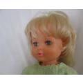 Beautiful First Love Baby Love twisty body doll holding her own vintage dolly