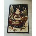 A charming, good quality woven Santa rug for Christmas