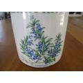 Large Wiesenthal Porzellan, Germany vase/jar/utensil holder - Herb garden no. 46418