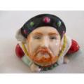 Collectable Kevin Francis  Face Pot - Henry VIII with amusing Rudyard Kipling quote