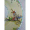 Circa 1936 t0 1954 Vintage Grindley, England art deco plate - Old Mill