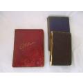 MAJOR NOSTALGIA large antique autograph album (entries from 1914 to 1919) + Bonus of 2 old diaries