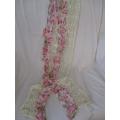 Old lace and roses - delicate shawl to wear or drape