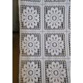 A beautiful very large lace table cloth/throw - 2.5m x 1.5m