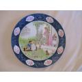 Rare and unique! Hand painted  Joan Stephens, Wiesenthal Victorian scene  display plate
