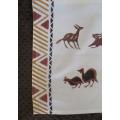 A pretty African themed tray cloth