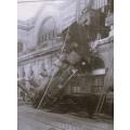 For Railway enthusiasts - Framed photo print of the Montparnasse derailment of 1895