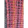 A beautiful soft, warm hand crocheted wool blanket
