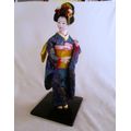 A very beautiful larger vintage Japanese geisha doll in exquisite outfit