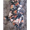 A very pretty soft floral shawl/throw with lovely roses