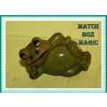 GREEN FROG LYING ON SIDE PRINTERS TRAY ITEM