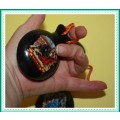 SPANISH CASTANETS WITH DANCER AND BULL FIGHTER