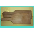 BUTTER PADDLE TRIO VINTAGE WOOD GROOVED