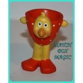 COLORFUL CHICKEN EGG CUP ON LONG LEGS  TO CUTE