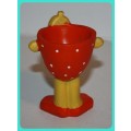 COLORFUL CHICKEN EGG CUP ON LONG LEGS  TO CUTE