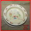 ROYAL DOULTON BUNNYKINS BABY BOWL VINTAGE MIDDLE PICTURE FADED