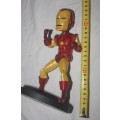 MARVEL BOBBLE HEAD IRON MAN LARGE CONDITION GOOD NOT IN BOX