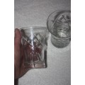 PAIR OF CUT CRYSTAL DRINKING GLASSES GOOD CONDITION