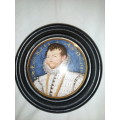 AG Hackney and co ltd. English porcelain staffordshire framed lid unusual take a look