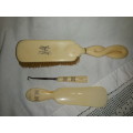 Antique shoe care kit monogrammed MH dated 1889 take a look at all photos unusual item