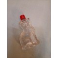 Rare vintage glass cat perfume bottle