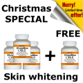 #1 Christmas special buy 3 get 1 free Skin whitening 30 softgels +Vit C.1500000 mcg. Glutathione