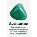 #1 Genuine aventurine hexagon stick pendant.Attracts good luck and prosperity Feng Shui,Reiki healin