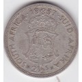 TWO 1957 UNION OF SOUTH AFRICA TWO AND A HALF SHILLING