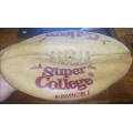SUPER COLLEGE BY INVINCIBLE GENUINE LEATHER RUGBY BALL