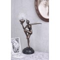 Stunning Art deco Dancer table lamp