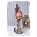 Glamorous table lamp in romantic art nouveau style